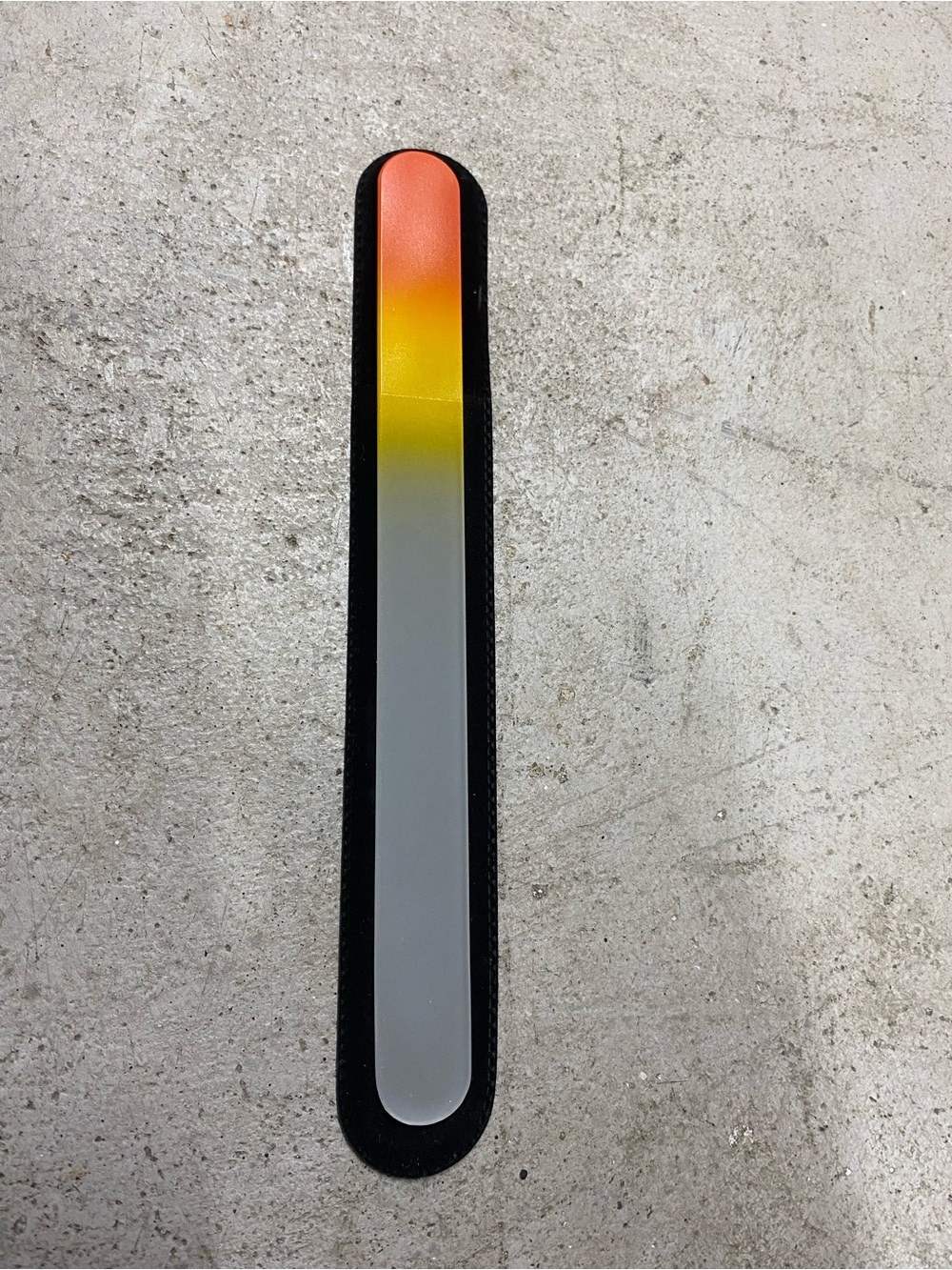 Gradient Glass Nail File - Orange Yellow Fade